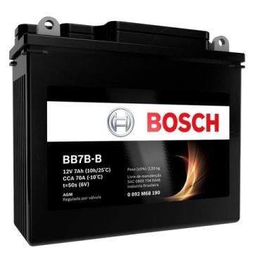 Imagem de Bateria Moto Bosch Xr 200/nx 350 Sahara 12v 7ah Bb7b-b