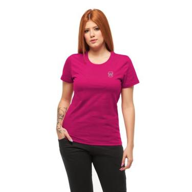 Imagem de CAMISETA BABYLOOK FEMININA WOOKS wC6, Rosapink, PP