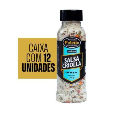 Imagem de 12 unid - Sal de Parrilla Salsa Criolla 250g Poletto