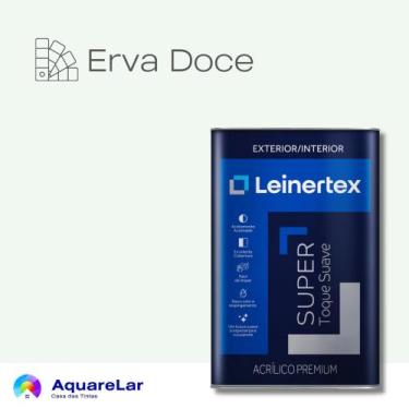 Imagem de Super Acrílica Leinertex Toque Suave Acetinado 18L, ERVA DOCE