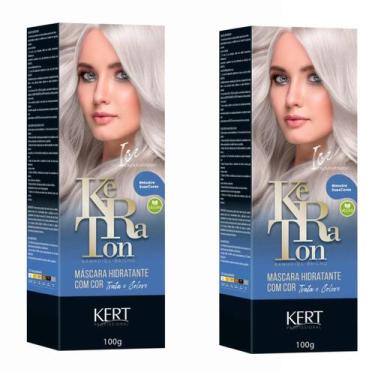 Imagem de Kit 2 Keraton Tonalizante Banho De Brilho Ice - Kert