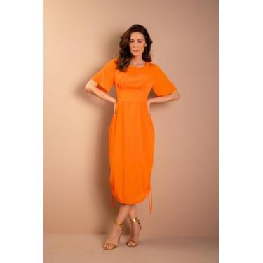 Imagem de Vestido Clarah - Laranja - Amey, P