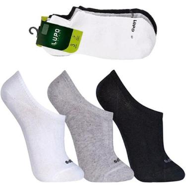 Imagem de Lupo Kit 12 Meias Masculina Lupo Soquete, 33 a 36