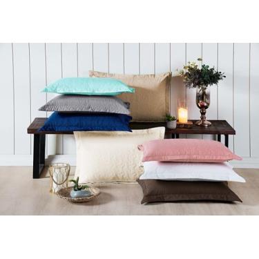 Imagem de Porta Travesseiro Matelado 180 Fios Avulso Várias Cores - Doce Lar Enx