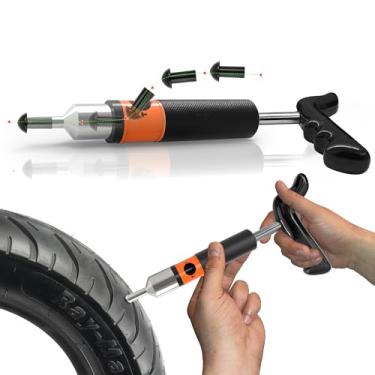 Imagem de GRAND PITSTOP Kit de reparo de plugue de pneu sem câmara de 21 peças com alicate multifuncional para perfurações e planos em carros, motocicletas, quadriciclos, trailers, caminhões e tratores (15