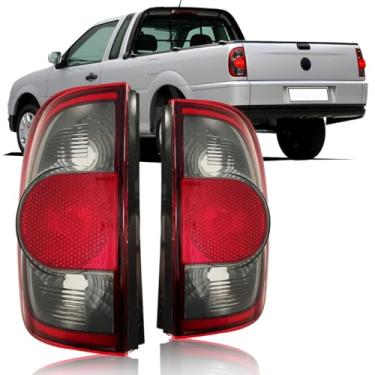Imagem de Par Lanterna Traseira Saveiro G4 2006 2007 2008 09 2010 Fumê