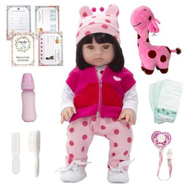 Imagem de Bebê Reborn Com Cabelo de Princesa Baby Alive Adora Silicone - Cegonha
