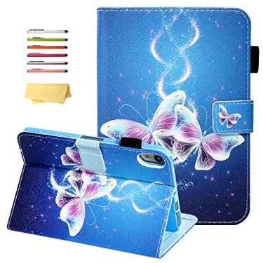 Imagem de Capa para iPad Mini 7 A17 Pro 2024/iPad Mini 6 2021 com suporte para lápis [despertar/hibernar automaticamente], capa inteligente magnética de couro PU com suporte UUcovers para iPad Mini 7ª/6ª