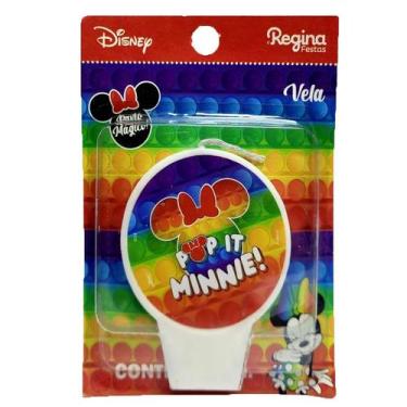 Imagem de Vela Aniversário - Minnie Pop It - 01 UN - Regina - Rizzo