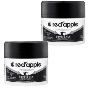 Imagem de Kit 2 Desodorante Em Creme Invisible 55G - Red Apple