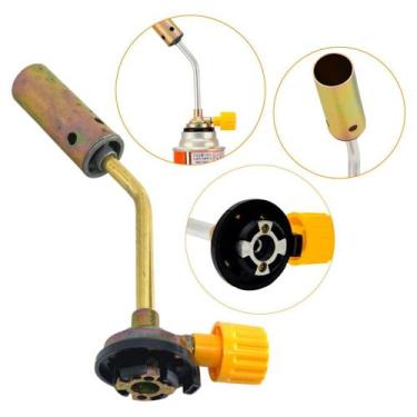 Imagem de Bico Maçarico Portátil com Ajuste de Gás Alta Temperatura - FBG