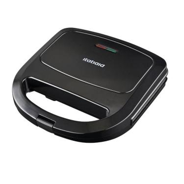 Imagem de Grill E Sanduicheira Elétrica Itatiaia Preto Essencial 127V