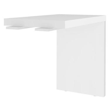 Imagem de Mesa de Apoio Lateral 89cm Tamburato Corp A06 Branco - Mpozenato, Bran