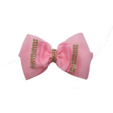 Imagem de Laço  De Luxo Para Cabelo Adulto Elegante - POP, Rosa