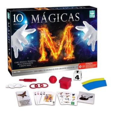 Imagem de Jogo Kit 10 Magicas Criança Truques Cartas Nig Brinquedos