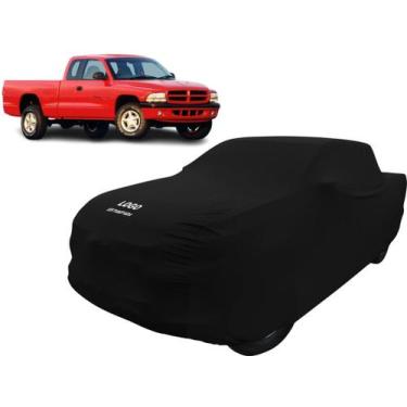 Imagem de Capa De Tecido Sob Medida Camionete Dodge Dakota - Mz, Preta