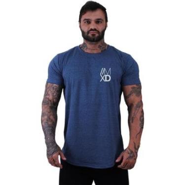Imagem de Camiseta Longline MXD Conceito Estampas Fitness Treino Slim-Masculino