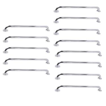 Imagem de Barra de Apoio 70cm Inox Kit 13 Unidades Cadeirante Deficiente Idoso G