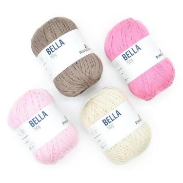 Imagem de Kit Novelo de Maria - Boneca Bailarina Duda Rosa com Fio Bella