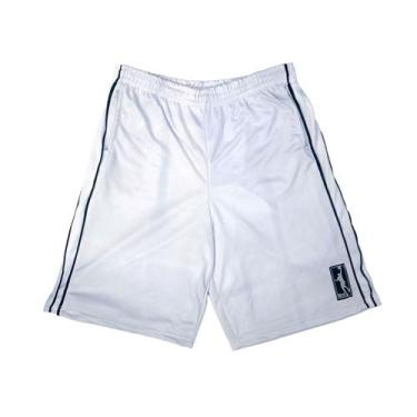 Imagem de Bermuda Basquete Masculina M10 Dunk Flute Dry Sport, Branco