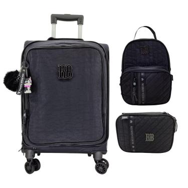 Imagem de Kit Mala + Lancheira + Estojo Rebecca Bonbon 24675-Feminino