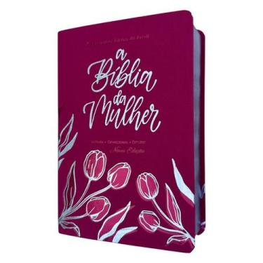 Imagem de Biblia da Mulher de estudos Pink compacta capa luxo ARC - CENTRAL
