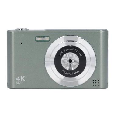 Imagem de Câmera Digital Retro Anti-shake 4k Câmera Digital 2.4 Polegada Tela 1/4 Polegada Interface Foco Automático Af Portátil para Fotografia (Verde)