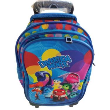 Imagem de Mochila Escolar Diverdidamente Rodinhas com Lancheira termica e estojo