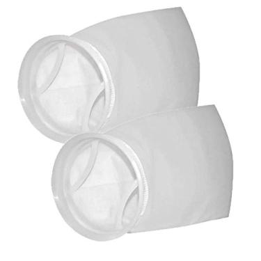 Imagem de Honritone Sacos de Meias Filtro de 17,78 cm 1 Micron - por 45,72 cm de comprimento - Bolsa Filtro de Tecido de Feltro de Aquário - Pacote com 2