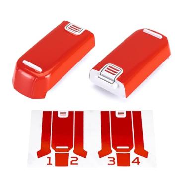 Imagem de WRAPGRADE Adesivos compatíveis com DJI NEO Duas Baterias (Super Vermelho)