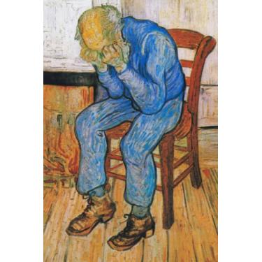 Imagem de Vincent van Gogh At Eternity's Gate Notebook Journal: Famous Paintings Notebooks