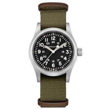Imagem de Hamilton Relógio Khaki Field Mechanical 38 mm | Feito na Suíça | Caixa de aço inoxidáve...