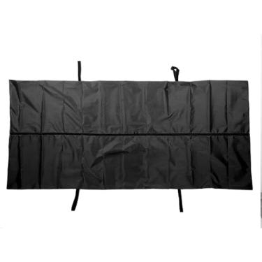 Imagem de Bolsa de armazenamento corporal, bolsa descartável para desastres, conjunto com 4 alças laterais, zíper central, cadáver de emergência, à prova de vazamento, corpo de necrotério para transporte