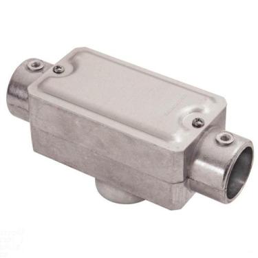 Imagem de Condulete Fixo 3/4" Tipo "tb" - Com Tampa / Sem Rosca / Sem Pintura Tr