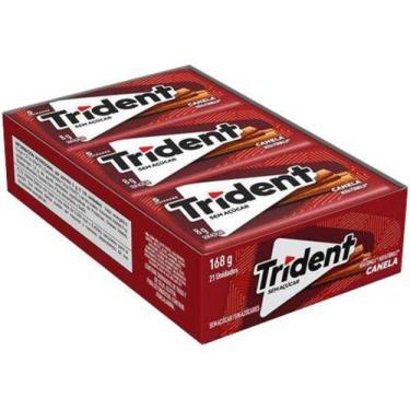 Imagem de Chiclete Trident 5s Canela - Display com 21 Unidades de 8g