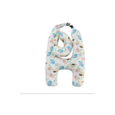 Imagem de Almofada Em Forma H Adulto E Infantil Com Apoio Para Pescoço De Dormir