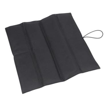 Imagem de menolana Almofada de assento dobrável isolado sentado tapete grosso past para acampamento almofada de assento de campeão Outdoor sit para parque praia, Preto