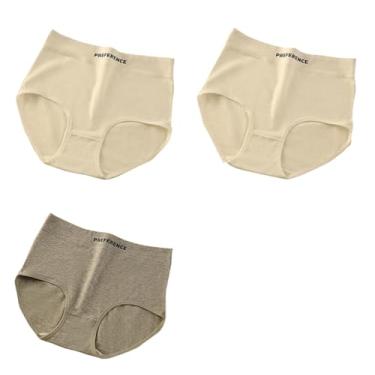 Imagem de RYZGOJV Calcinha de biquíni feminina 95% algodão, calcinha hipster elástica feminina, pacote com 3 cores E06