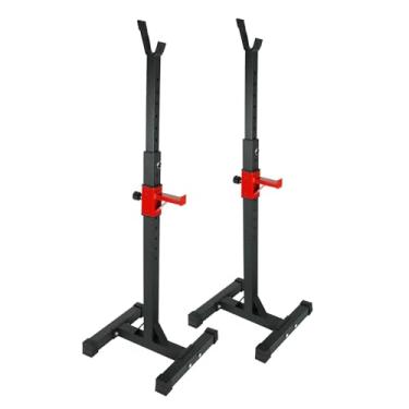 Imagem de frperce Suporte De Supino Ajustável De 45-70,5 Polegadas Suporte De Mergulho Para Academia Em Casa Treino Multifuncional De Corpo Inteiro Fitness, Suporte De Agachamento Portátil Ajustável Carga Máx