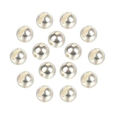 Imagem de MUUNN 50 contas de tungstênio com fenda para amarrar moscas, pia mais profunda e mais rápida 12 cores/13 tamanhos contas de tungstênio ranhuradas contas de amarrar moscas materiais para amarrar moscas