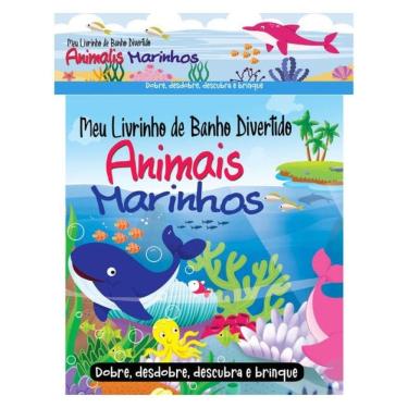Imagem de Meu Livrinho De Banho Divertido - Animais Marinhos