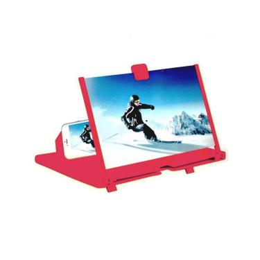 Imagem de Lente De Aumento Tela 3D Suporte Ampliadora Zoom Celular