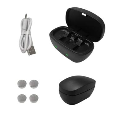 Imagem de Baterias recarregáveis tamanho 312 para aparelhos auditivos e caixa de carregamento, estojo carregador de bateria de aparelho auditivo 312 com 4 pacotes de baterias de aparelho auditivo para uso