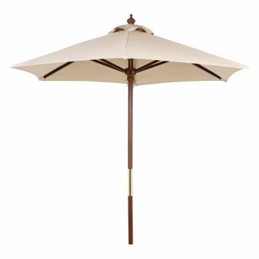 Imagem de Ombrelone Tramontina Em Madeira e Poliéster Bege 1,8m 14583081