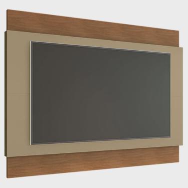 Imagem de Painel para TV de até 60 Polegadas Sala de Estar Suspenso Quarto Embutido Expand 1.80 - Champagne/Cedro