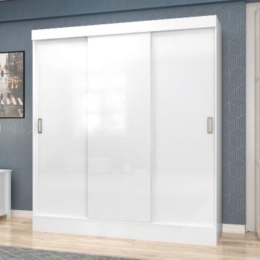 Imagem de Guarda Roupa Solteiro 3 Portas de Correr San Marino Maxel Móveis