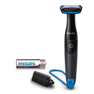 Imagem de Aparador Depilador Pelos Corporal Intimo Philips Bg1025/16 2 Cor Preto Pilhas