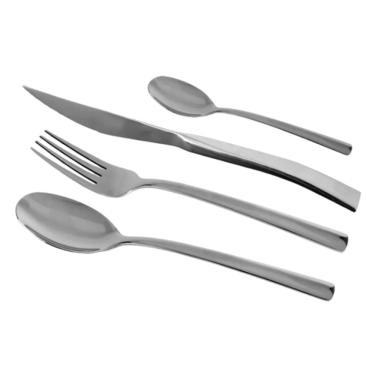 Imagem de Faqueiro Ravel 24 Peças Premium Aço Inox Cor Prata Fracalanza - Saldão