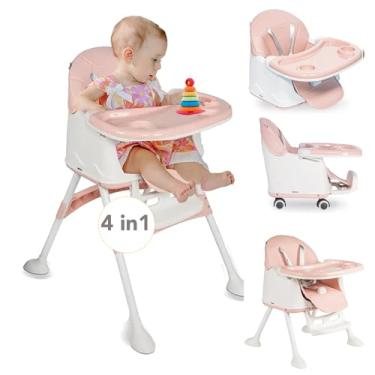 Imagem de Cadeira de Alimentação Portátil Bebê Honey Maxi Baby (Rosa)