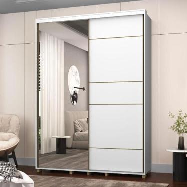 Imagem de Guarda Roupa Solteiro 170cm 2 Portas e 3 Gavetas 100% MDF - Casamia Q,